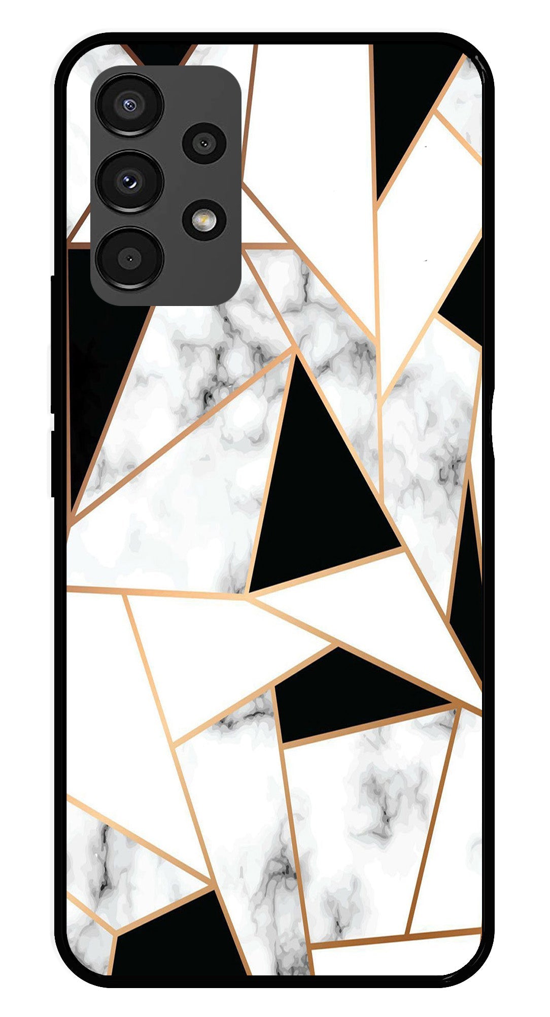 Marble Design2 Metal Mobile Case for Samsung Galaxy A13 4G   (Design No -08)