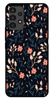 Floral Pattern Metal Mobile Case for Samsung Galaxy A13 4G