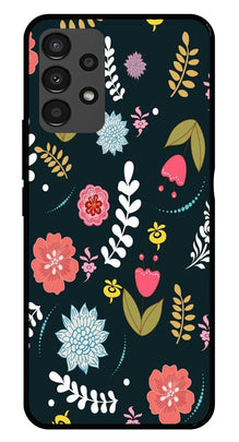 Floral Pattern2 Metal Mobile Case for Samsung Galaxy A13 4G