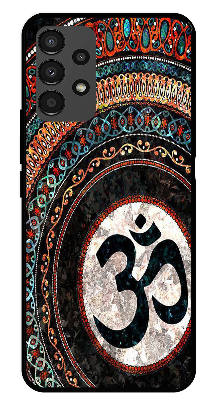 Oum Design Metal Mobile Case for Samsung Galaxy A13 4G   (Design No -15)