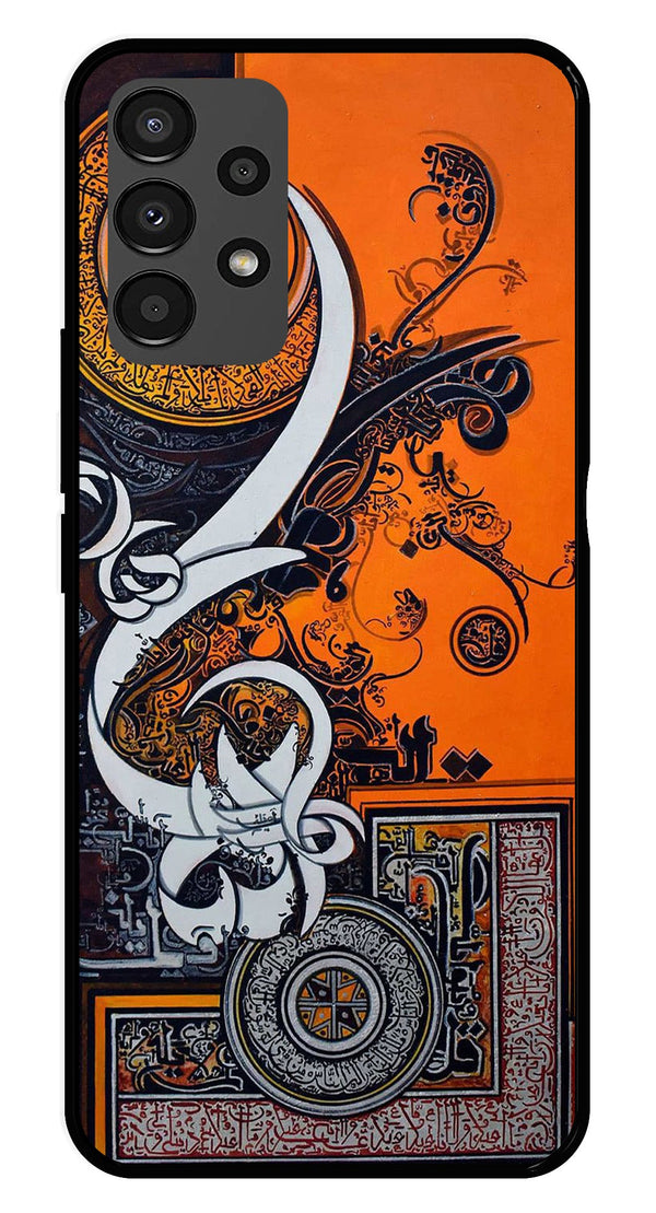 Qalander Art Metal Mobile Case for Samsung Galaxy A13 4G   (Design No -16)