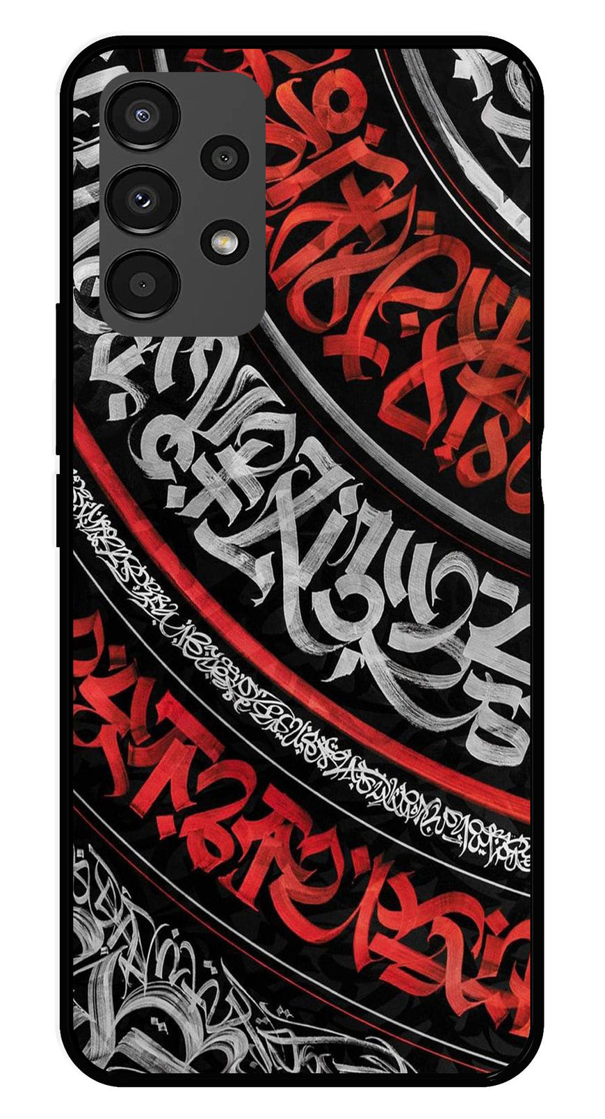 Qalander Art Metal Mobile Case for Samsung Galaxy A13 4G   (Design No -49)