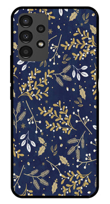 Floral Pattern  Metal Mobile Case for Samsung Galaxy A13 4G