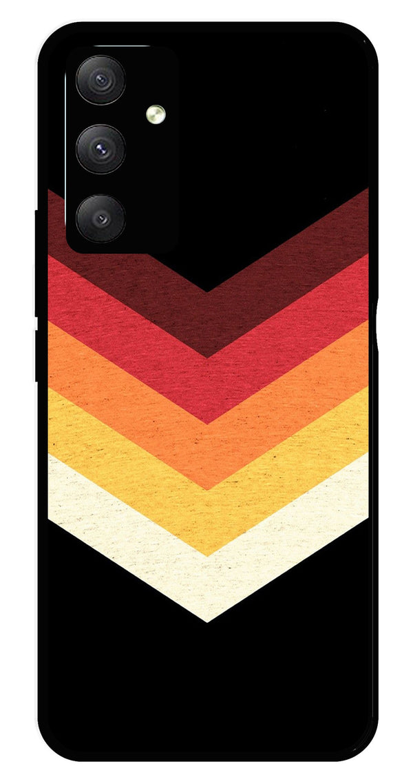 MultiColor Arrow Metal Mobile Case for Samsung Galaxy A34   (Design No -04)