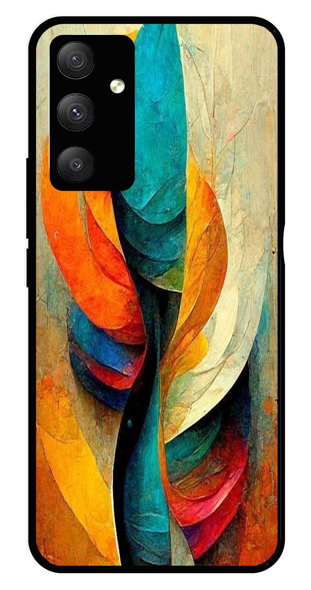 Modern Art Metal Mobile Case for Samsung Galaxy A14 5G   (Design No -11)