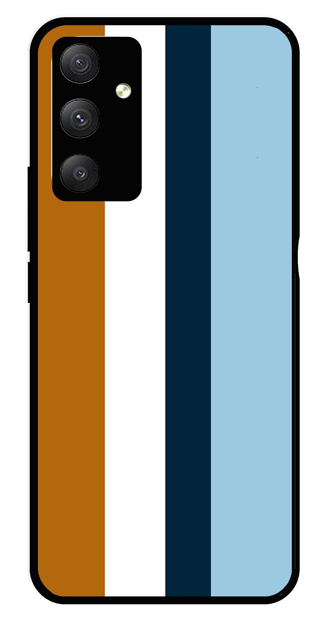 MultiColor Pattern Metal Mobile Case for Samsung Galaxy A34   (Design No -17)