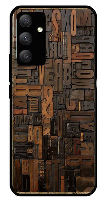 Alphabets Metal Mobile Case for Samsung Galaxy A14 5G
