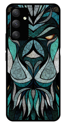 Lion Pattern Metal Mobile Case for Samsung Galaxy A34