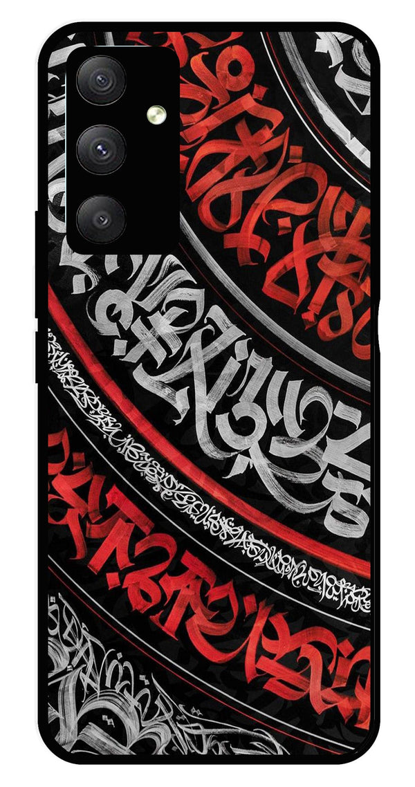 Qalander Art Metal Mobile Case for Samsung Galaxy A34   (Design No -49)