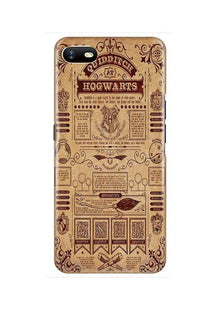 Hogwarts Mobile Back Case for Oppo A1K  (Design - 304)
