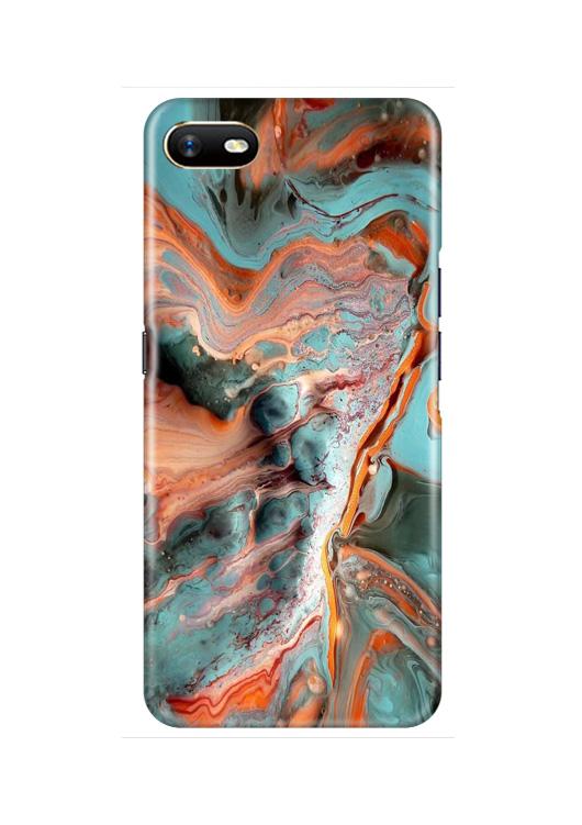 Marble Texture Mobile Back Case for Oppo A1K  (Design - 309)