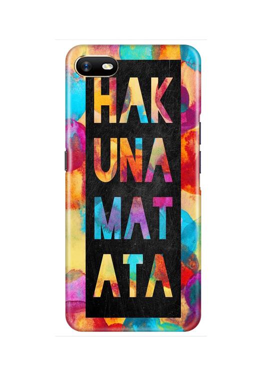 Hakuna Matata Mobile Back Case for Oppo A1K  (Design - 323)