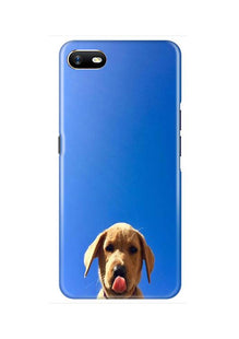 Dog Mobile Back Case for Oppo A1K  (Design - 332)