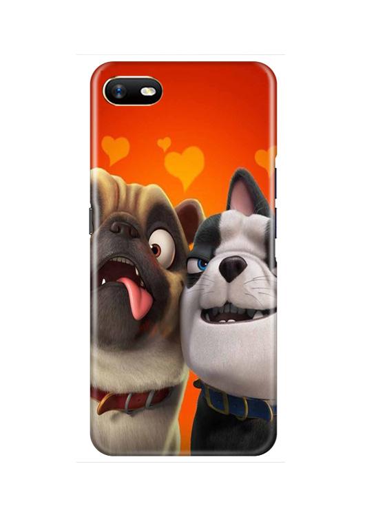 Dog Puppy Mobile Back Case for Oppo A1K  (Design - 350)