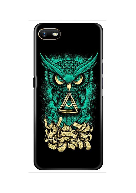 Owl Mobile Back Case for Oppo A1K  (Design - 358)