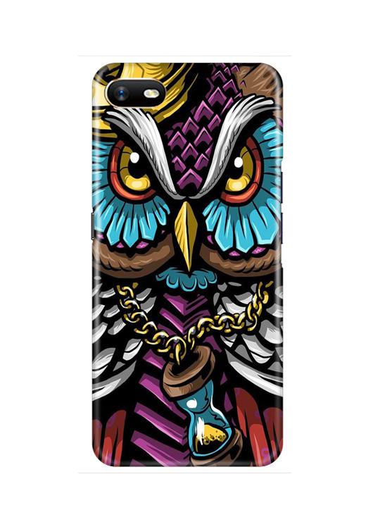 Owl Mobile Back Case for Oppo A1K  (Design - 359)