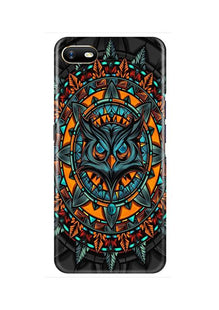Owl Mobile Back Case for Oppo A1K  (Design - 360)