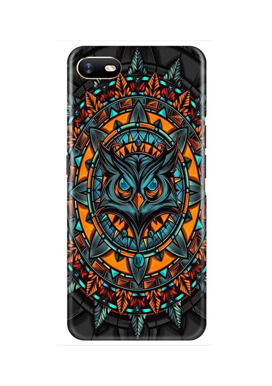 Owl Mobile Back Case for Oppo A1K  (Design - 360)