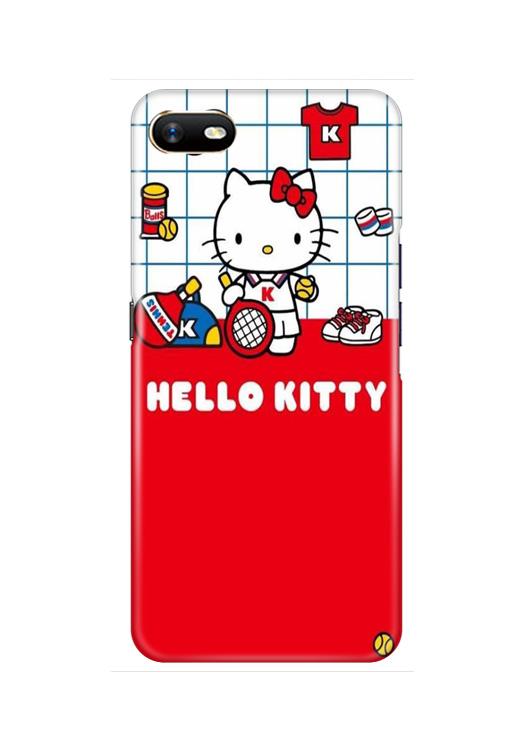 Hello Kitty Mobile Back Case for Oppo A1K  (Design - 363)