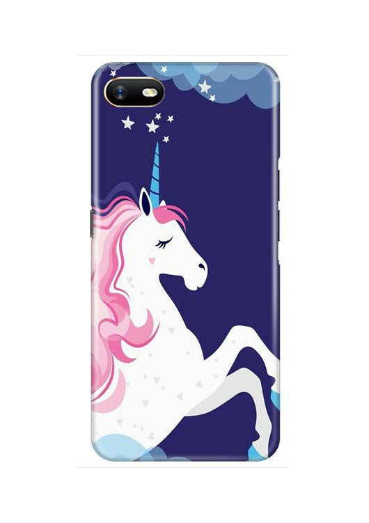 Unicorn Mobile Back Case for Oppo A1K  (Design - 365)