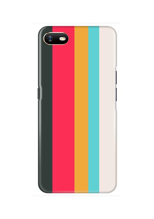 Color Pattern Mobile Back Case for Oppo A1K  (Design - 369)