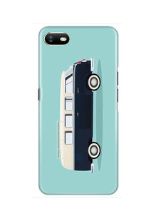 Travel Bus Mobile Back Case for Oppo A1K  (Design - 379)