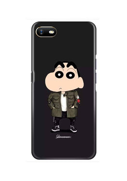 Shin Chan Mobile Back Case for Oppo A1K  (Design - 391)