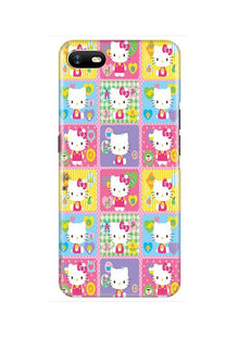 Kitty Mobile Back Case for Oppo A1K  (Design - 400)