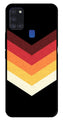 MultiColor Arrow Metal Mobile Case for Samsung Galaxy A21s   (Design No -04)
