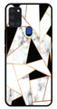 Marble Design2 Metal Mobile Case for Samsung Galaxy A21s   (Design No -08)