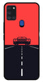 Car Lover Metal Mobile Case for Samsung Galaxy A21s   (Design No -21)