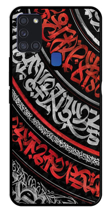 Qalander Art Metal Mobile Case for Samsung Galaxy A21s