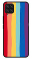 Rainbow MultiColor Metal Mobile Case for Samsung Galaxy A22 4G   (Design No -03)