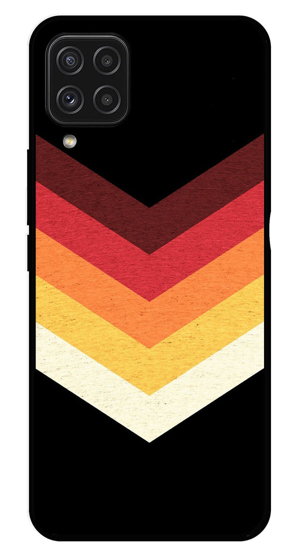 MultiColor Arrow Metal Mobile Case for Samsung Galaxy A22 4G   (Design No -04)