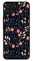 Floral Pattern Metal Mobile Case for Samsung Galaxy A22 4G   (Design No -10)