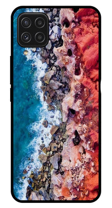 Sea Shore Metal Mobile Case for Samsung Galaxy A22 4G