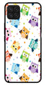 Owls Pattern Metal Mobile Case for Samsung Galaxy A22 4G   (Design No -20)
