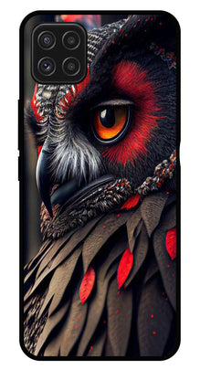 Owl Design Metal Mobile Case for Samsung Galaxy A22 4G