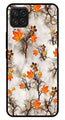Autumn leaves Metal Mobile Case for Samsung Galaxy A22 4G   (Design No -55)