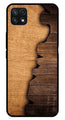Wooden Design Metal Mobile Case for Samsung Galaxy A22 5G   (Design No -13)