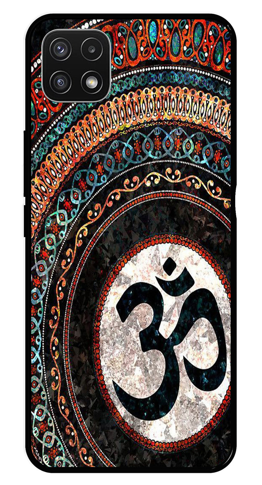 Oum Design Metal Mobile Case for Samsung Galaxy A22 5G   (Design No -15)