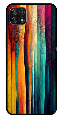 Modern Art Colorful Metal Mobile Case for Samsung Galaxy A22 5G