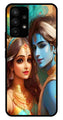 Lord Radha Krishna Metal Mobile Case for Samsung Galaxy A53 5G   (Design No -01)