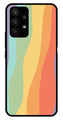 Muted Rainbow Metal Mobile Case for Samsung Galaxy A73 5G   (Design No -02)