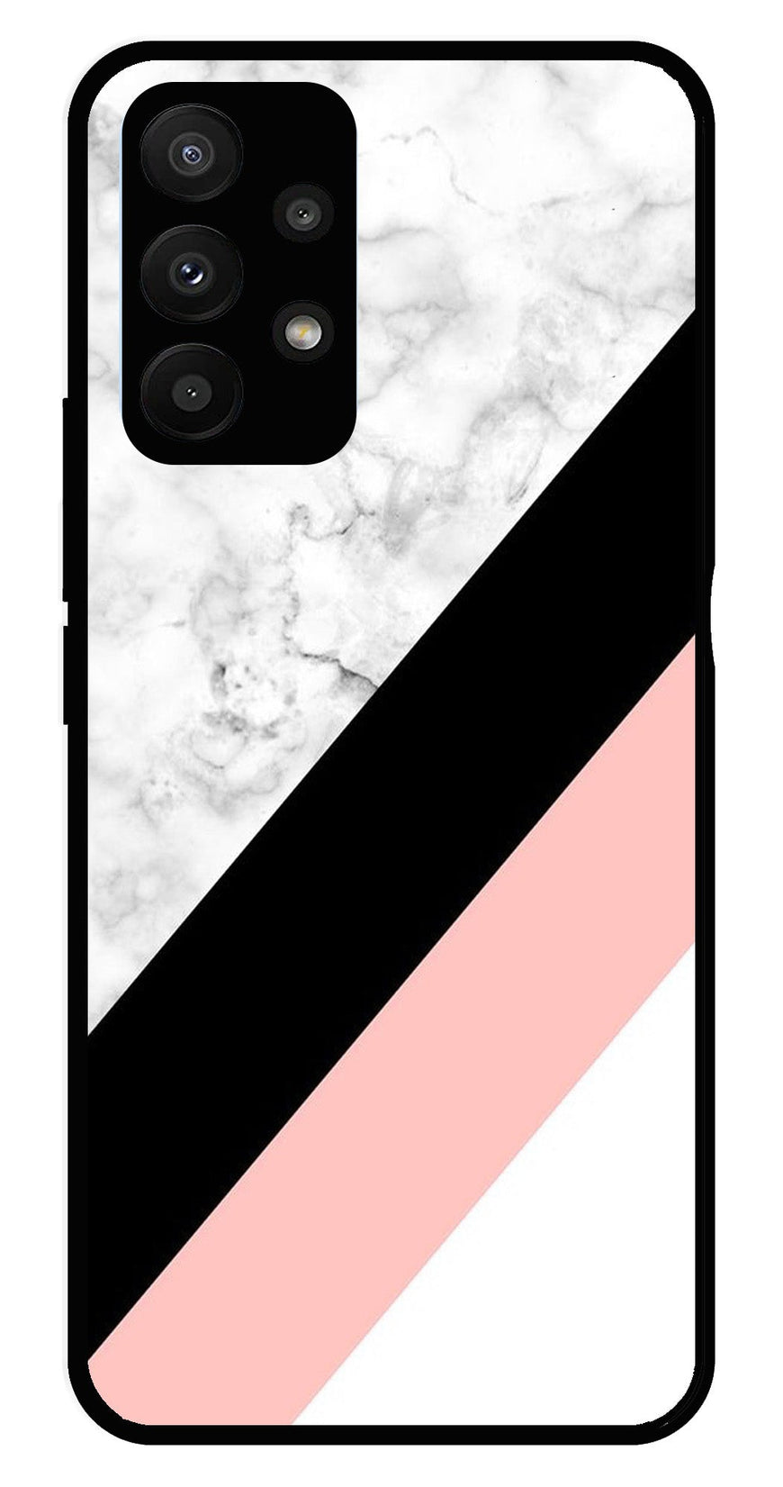 Marble Design Metal Mobile Case for Samsung Galaxy A73 5G   (Design No -24)