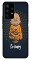 Be Happy Metal Mobile Case for Samsung Galaxy A73 5G   (Design No -27)