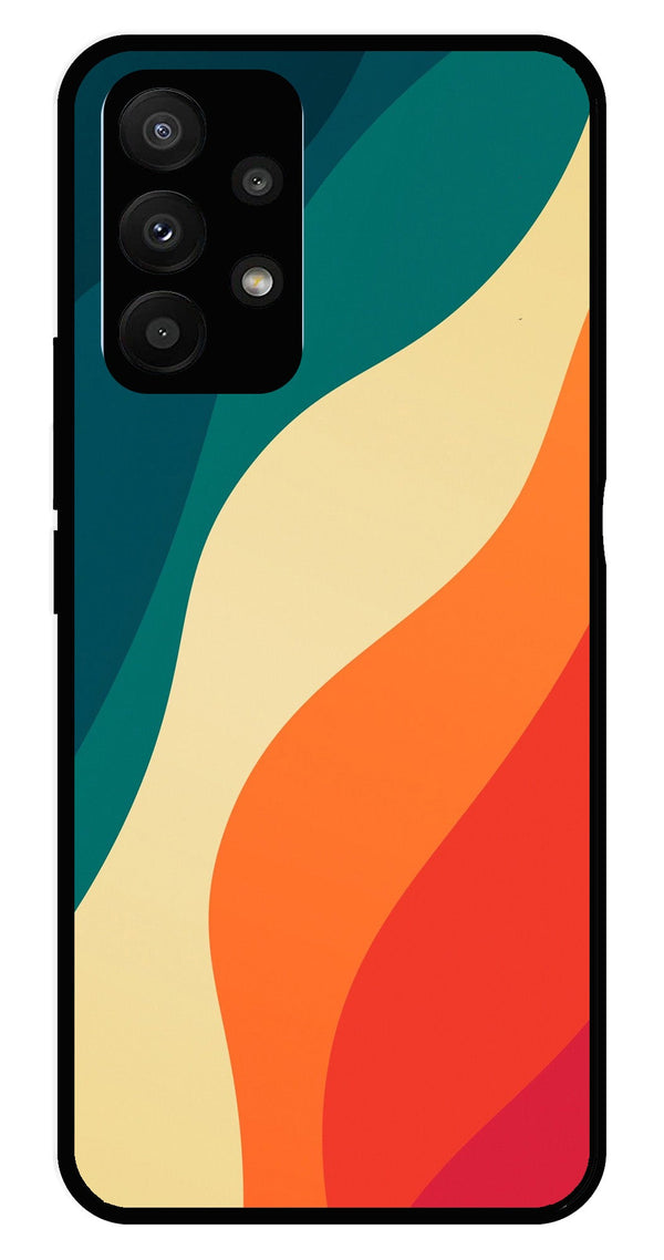 Muted Rainbow Metal Mobile Case for Samsung Galaxy A53 5G   (Design No -39)