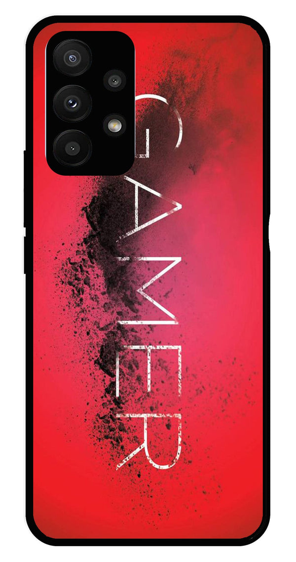 Gamer Pattern Metal Mobile Case for Samsung Galaxy A73 5G   (Design No -41)
