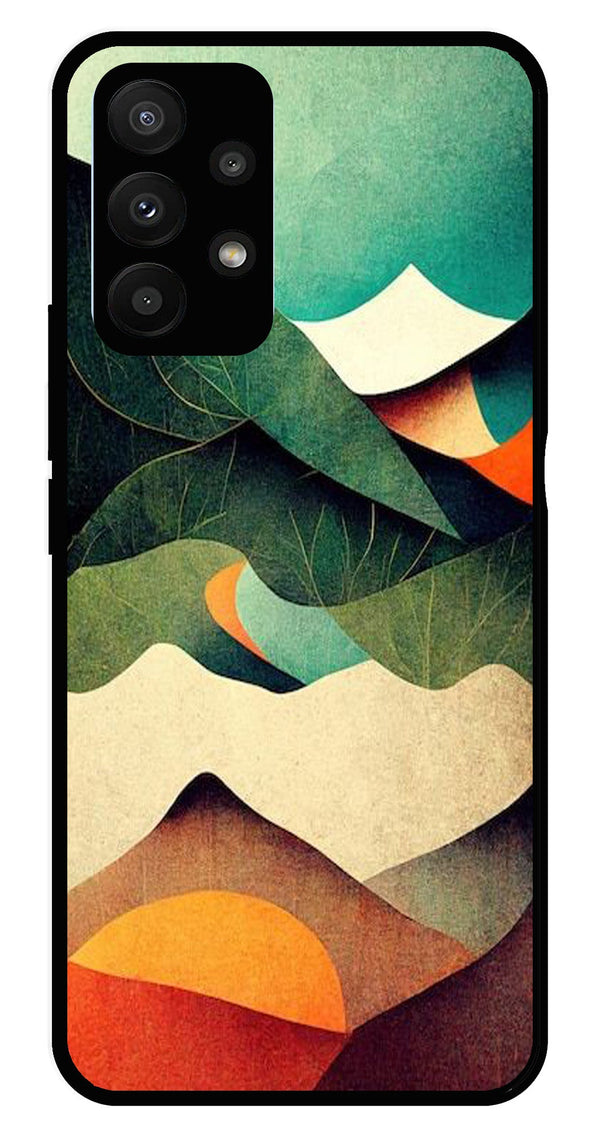 MultiColor Pattern Metal Mobile Case for Samsung Galaxy A23 5G   (Design No -43)