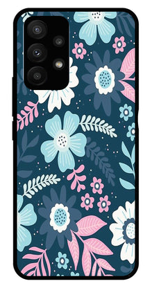 Flower Leaves Design Metal Mobile Case for Samsung Galaxy A23 5G